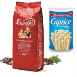 Кофе в зернах и венские вафли